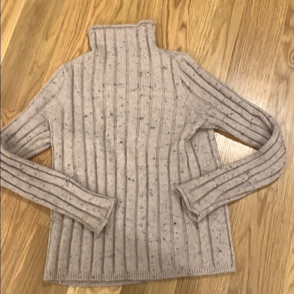 Madewell ribbed mockneck sweater